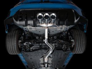 Honda Civic Type R Performance Exhaust - AWE Tuning - Cat-Back Track Edition - Chrome Silver - 2023+